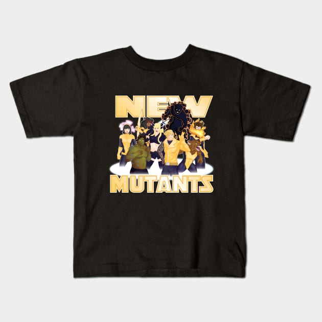 NEW MUTANTS 2020 Kids T-Shirt by carcrashcarlos